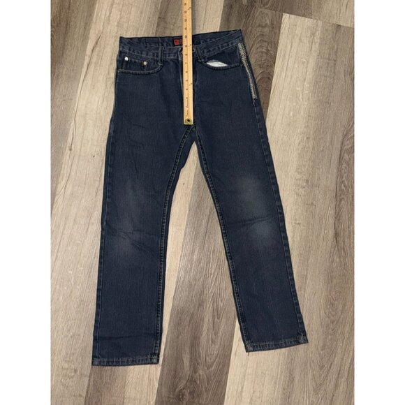 Chams Kids Denim Jeans Size 14 With Braided Detail - Picture 8 of 10